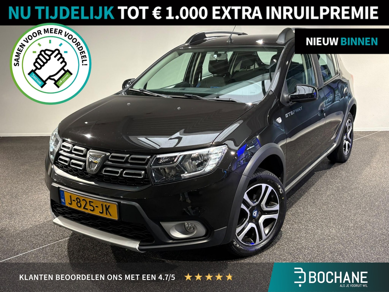 Dacia Sandero Stepway - 1.0 TCe Bi-Fuel Serie Limitee 15th Anniv. | Camera | Navigatie | Climate Control | - AutoWereld.nl