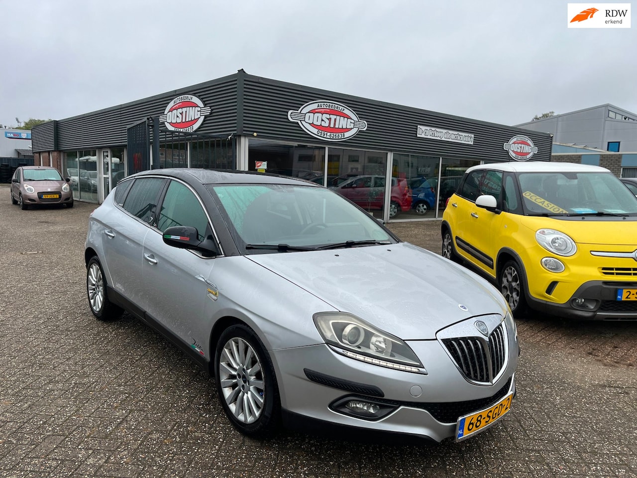 Lancia Delta - 1.4-16V Argento(st-bekr,clima,cruise,6versn,bj08,2499,-) - AutoWereld.nl