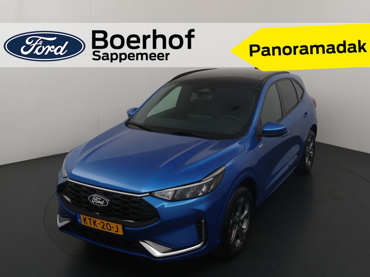 Ford Kuga - 2.5 PHEV 243 pk ST-Line X | Trekhaak | Pano I Adapt Cruise I Winter Pack | B&O | 360° Came - AutoWereld.nl