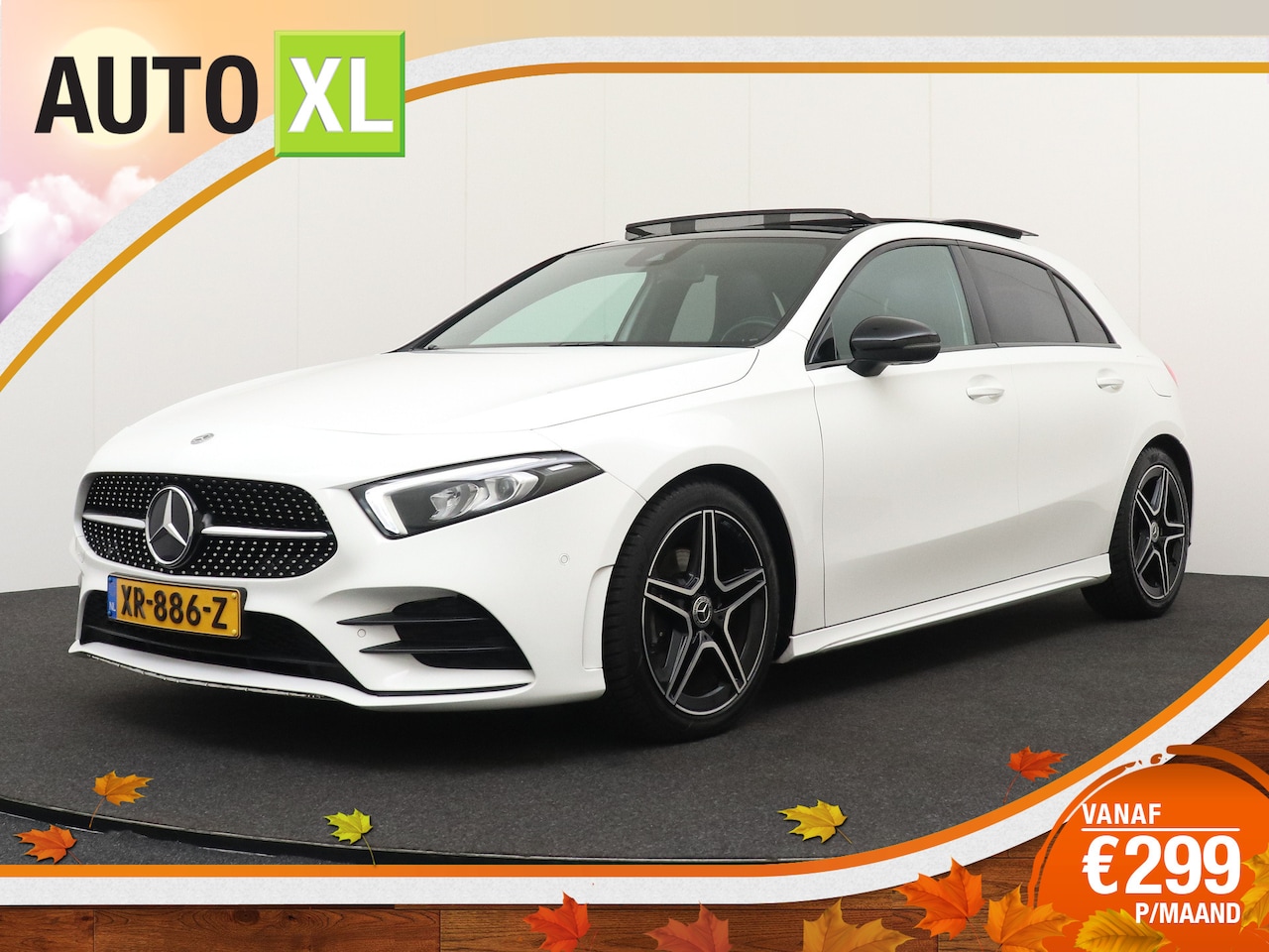 Mercedes-Benz A-klasse - 200 164 PK Aut. AMG Night-Pack Pano-dak Camera 18'LMV - AutoWereld.nl