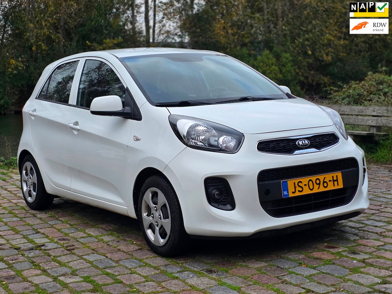 Kia Picanto - 1.0 CVVT ComfortLine 1e eigenaar start stop airco elektrische ramen cv op afs trekhaak - AutoWereld.nl