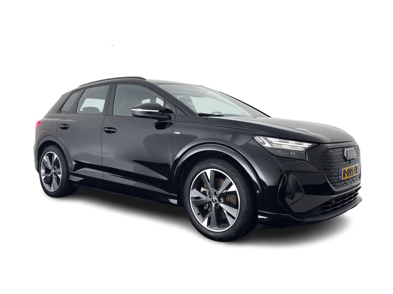 Audi Q4 e-tron - 40 S edition 77 kWh (3-Fase-11kW) (INCL.BTW) *HEAT-PUMP | LEATHER-FABRIC | MATRIX-LED | AD - AutoWereld.nl