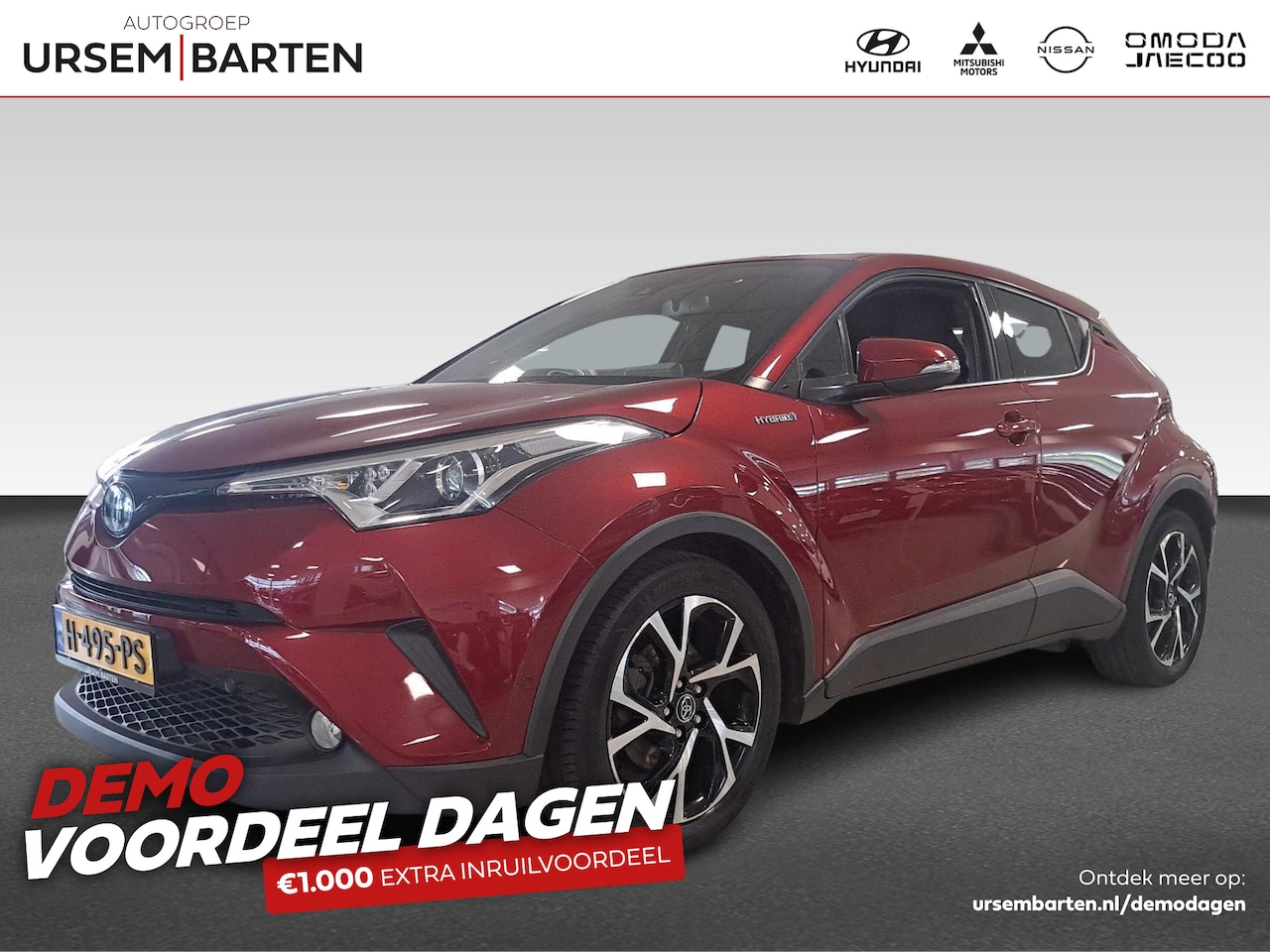 Toyota C-HR - - 1.8 Hybride Style Trekhaak Dealer onderhouden | Achterbank in delen neerklapbaar | Achte - AutoWereld.nl