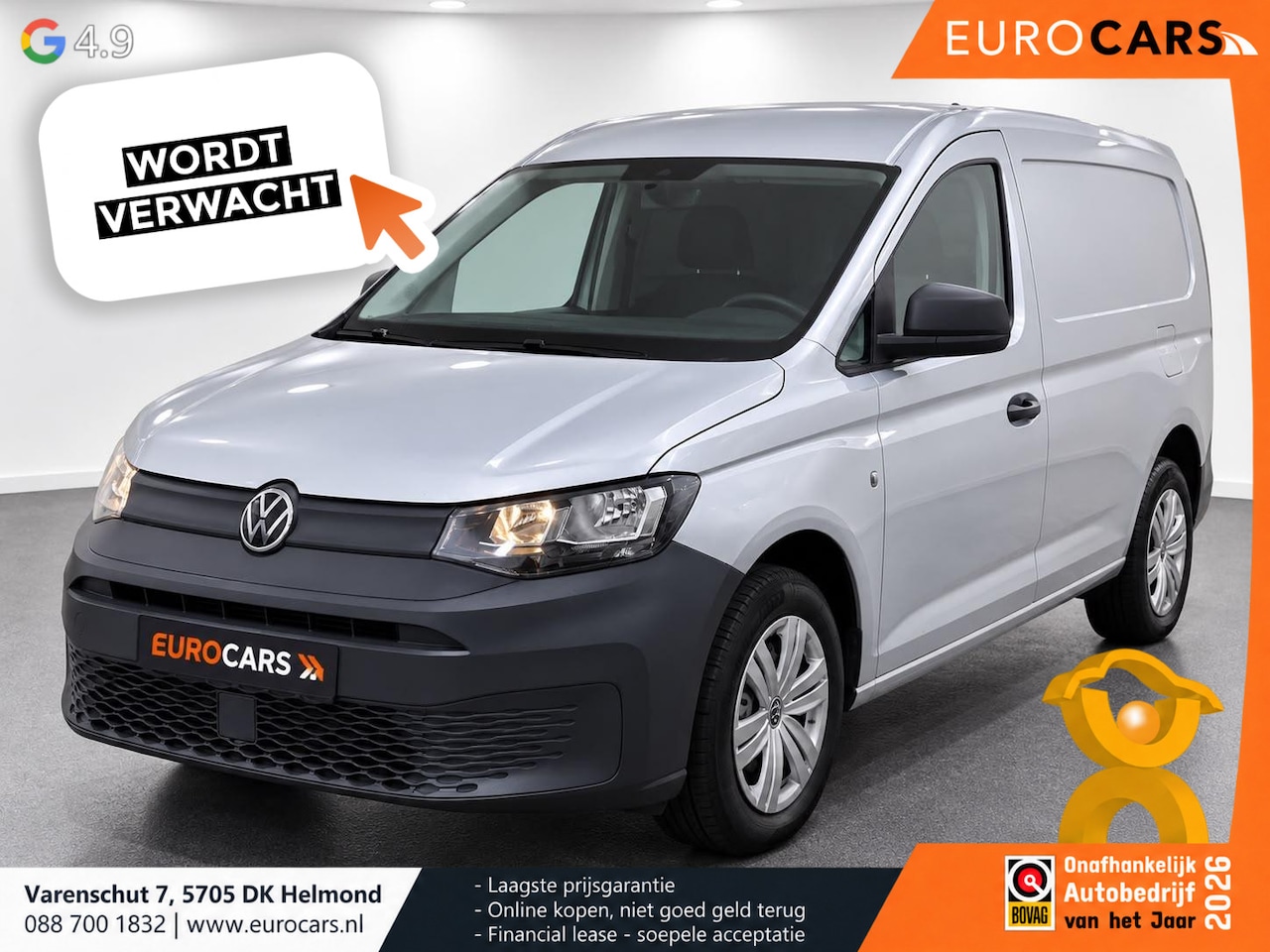 Volkswagen Caddy Cargo Maxi - 2.0 TDI 102PK Navigatie by Carplay parkeersensoren Airco Bluetooth Zijschuifdeur In Hoogte - AutoWereld.nl