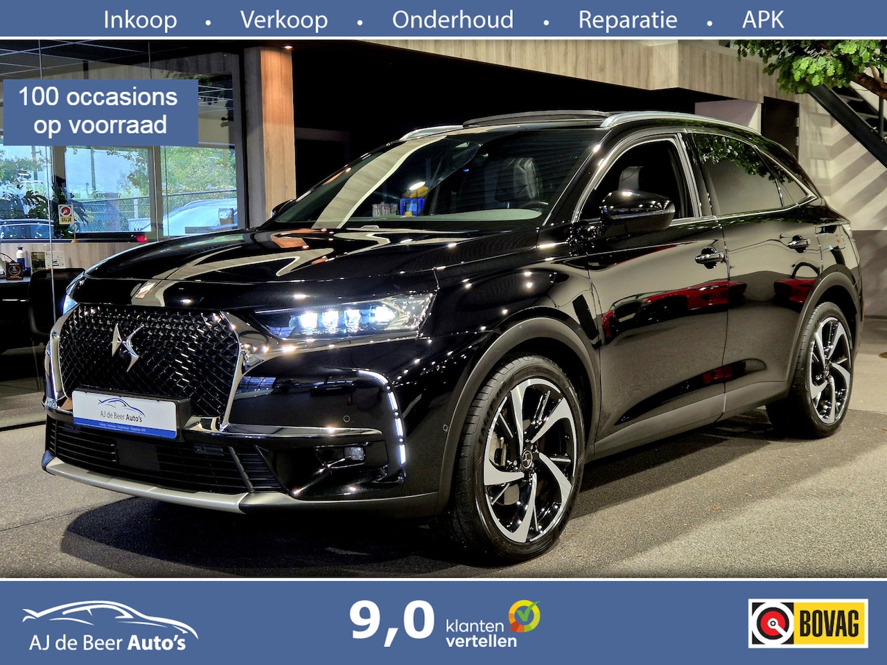 DS 7 Crossback - E-Tense Rivoli Panoramadak | Night Vision | 360 camera | Stoelverwarming/koeling - AutoWereld.nl