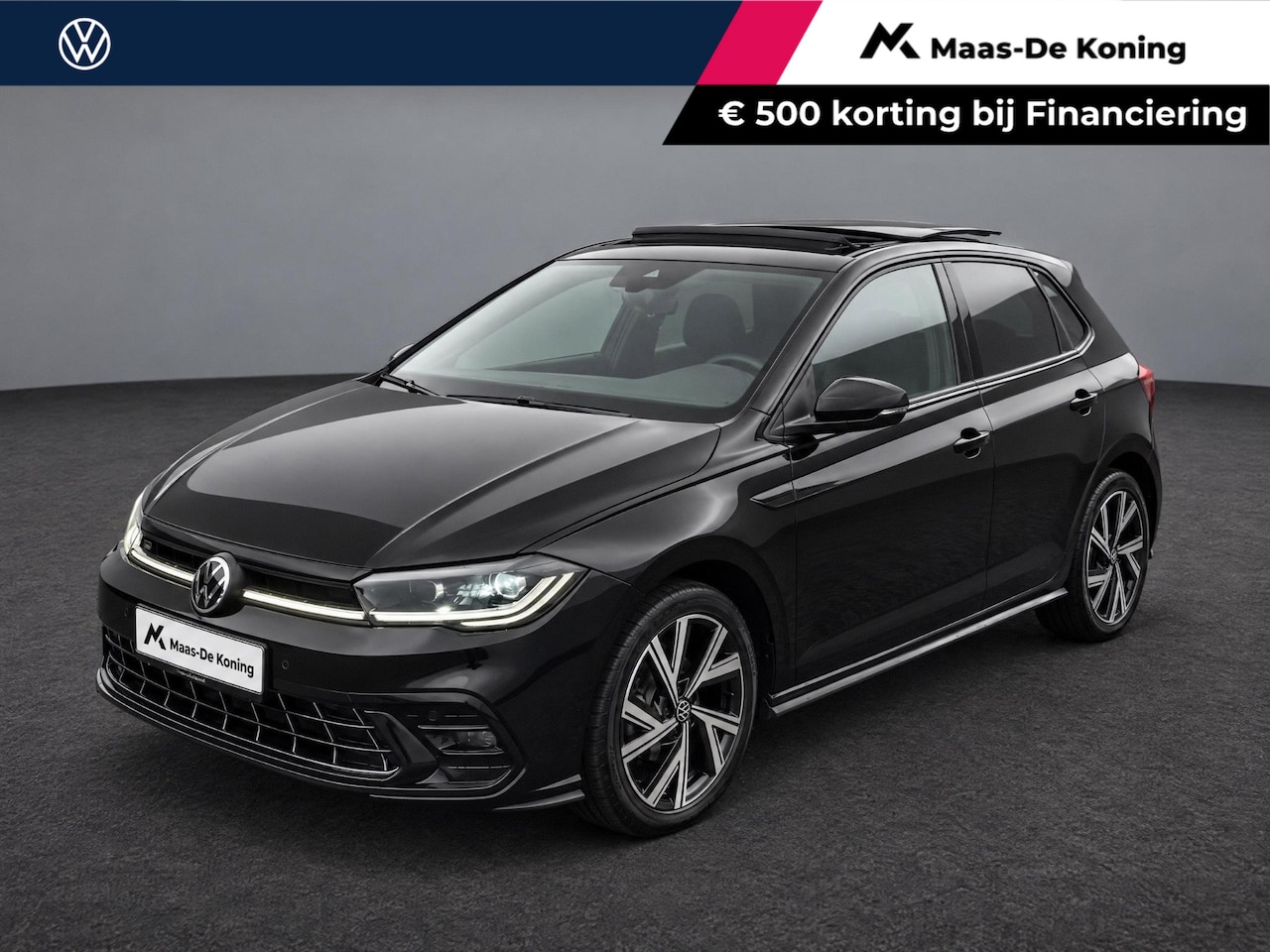 Volkswagen Polo - 1.0TSI/110PK R-Line · Panoramadak · Navigatie · Apple/Android Car Play · Garantie t/m 13-0 - AutoWereld.nl