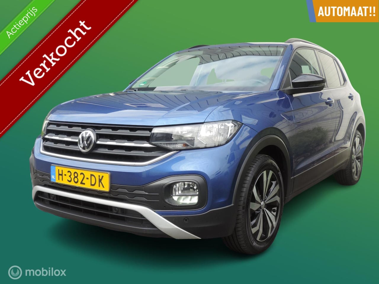 Volkswagen T-Cross - 1.0 TSI Style 1.0 TSI Style,AUTOMAAT,NAVI,TREKHAAK!! - AutoWereld.nl