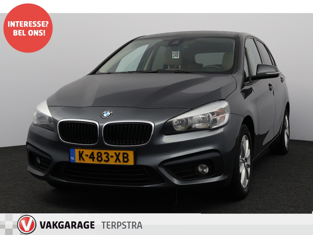 BMW 2-serie Active Tourer - 218i Executive/ Leder/ 16'' LMV/ Navi/ Clima/ Cruise/ Elek. pakket/ Isofix/ Bluetooth/ Arm - AutoWereld.nl
