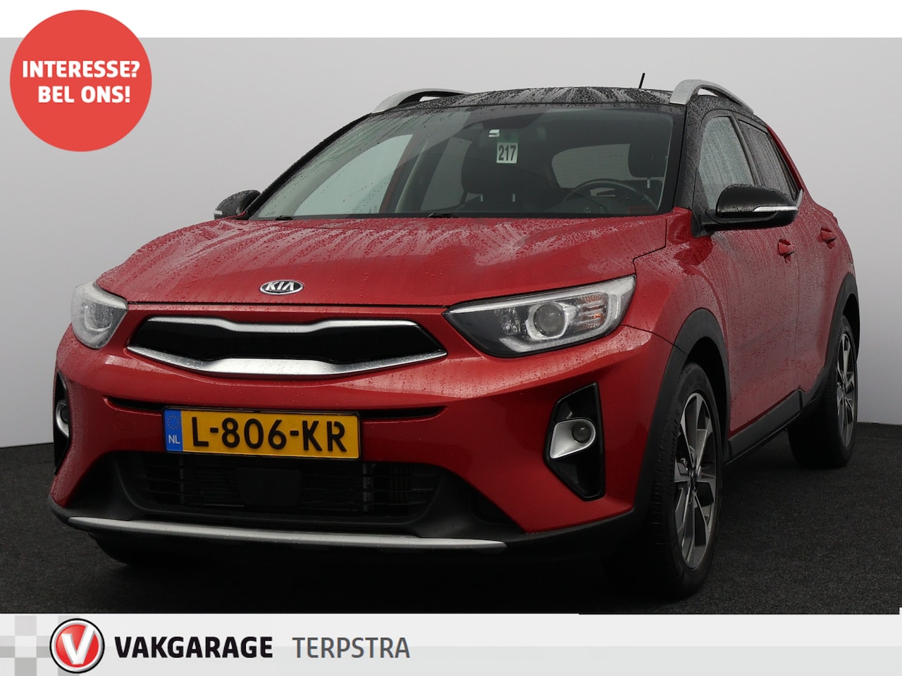 Kia Stonic - 1.0 T-GDi Design Edition/ Apple + Android/ Stoel + Stuurverw./ Lane-Assist./ Navi/ Half-Le - AutoWereld.nl