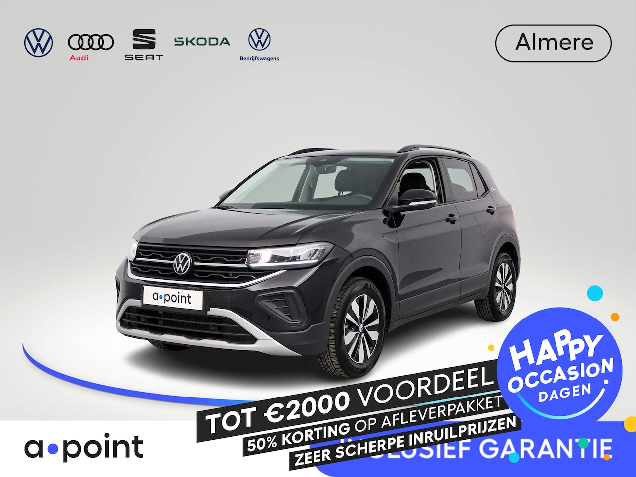 Volkswagen T-Cross - 1.0 TSI Life GOAL 116 pk Automaat (DSG) | Verlengde garantie | Navigatie via App | Autom. - AutoWereld.nl