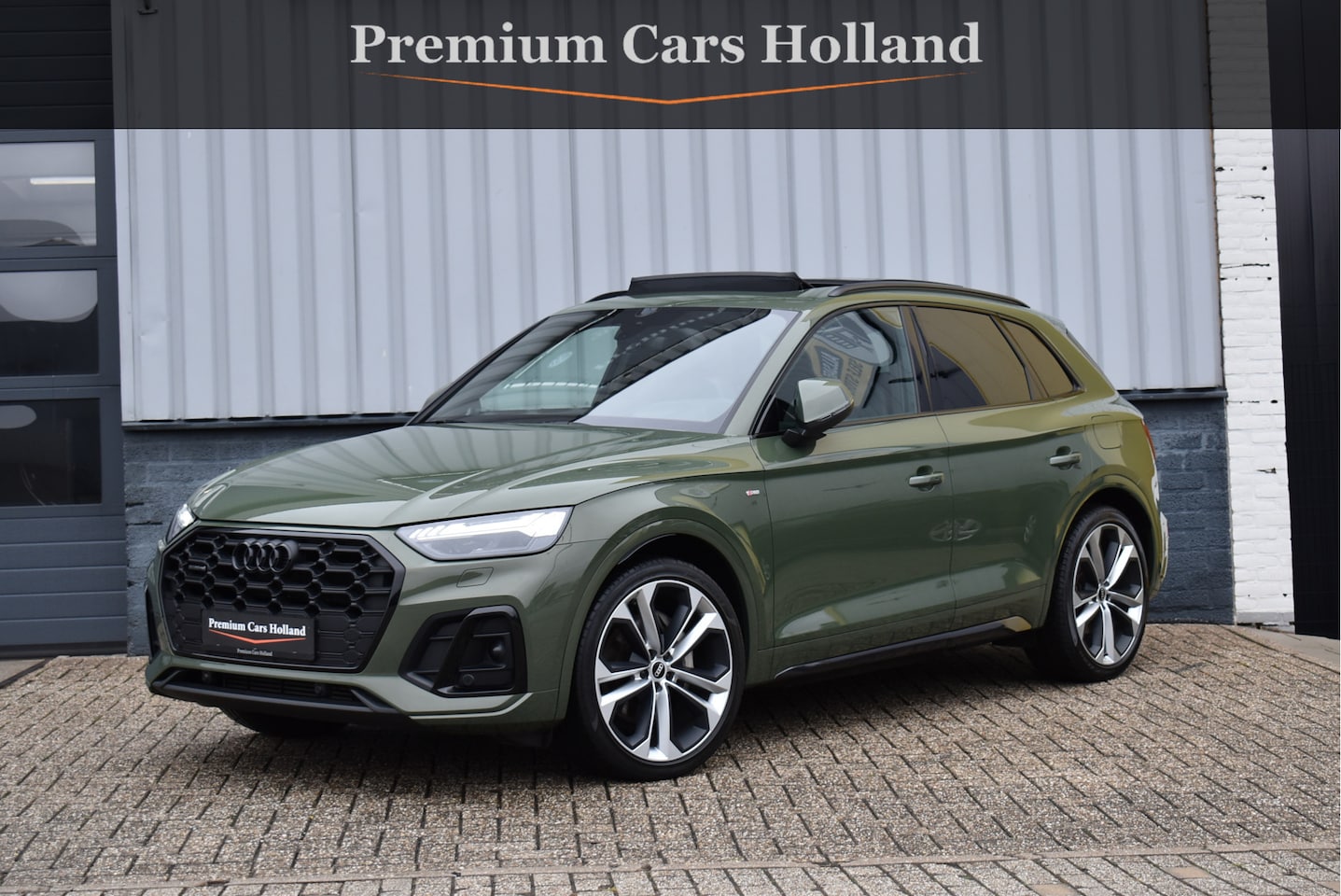 Audi Q5 - 55 TFSI e S-Line 367 Pk Pano Luchtvering Memory Leder Trekhaak Oled Matrix ACC 21 Inch - AutoWereld.nl