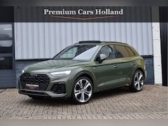 Audi Q5 - 55 TFSI e S-Line 367 Pk Pano Luchtvering Memory Leder Trekhaak Oled Matrix ACC 21 Inch