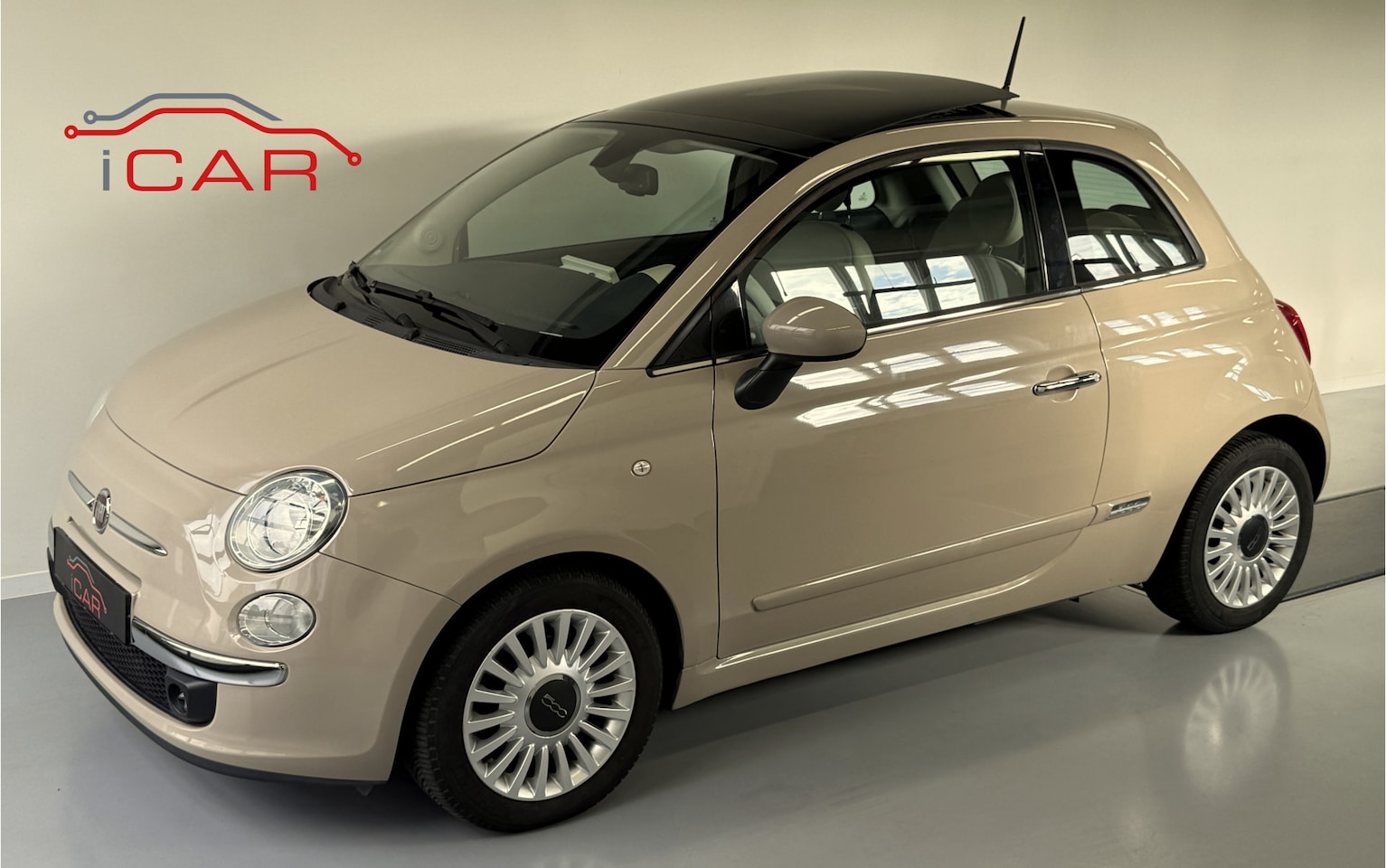 Fiat 500 - 0.9 TwinAir Cappuccino-Skydome Electrisch panoramadak - AutoWereld.nl