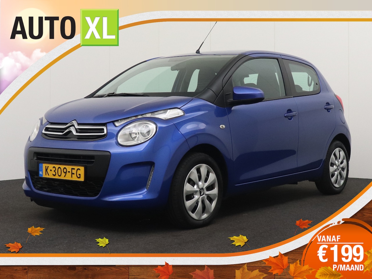 Citroën C1 - 1.0 VTi Pack Comfort DAB Privacy Glas LED - AutoWereld.nl