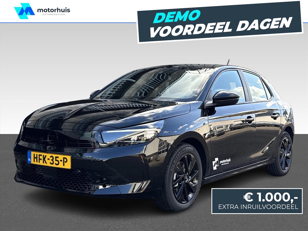 Opel Corsa - 1.2 TURBO 100PK YES AIRCO TEL CRUISE CARPLAY PDC BLACKPACK NAP - AutoWereld.nl