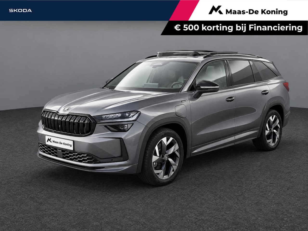 Skoda Kodiaq - 1.5 TSI 204pk DSG PHEV Sportline Business · Panoramadak · Wegklapbare Trekhaak · Camera · - AutoWereld.nl