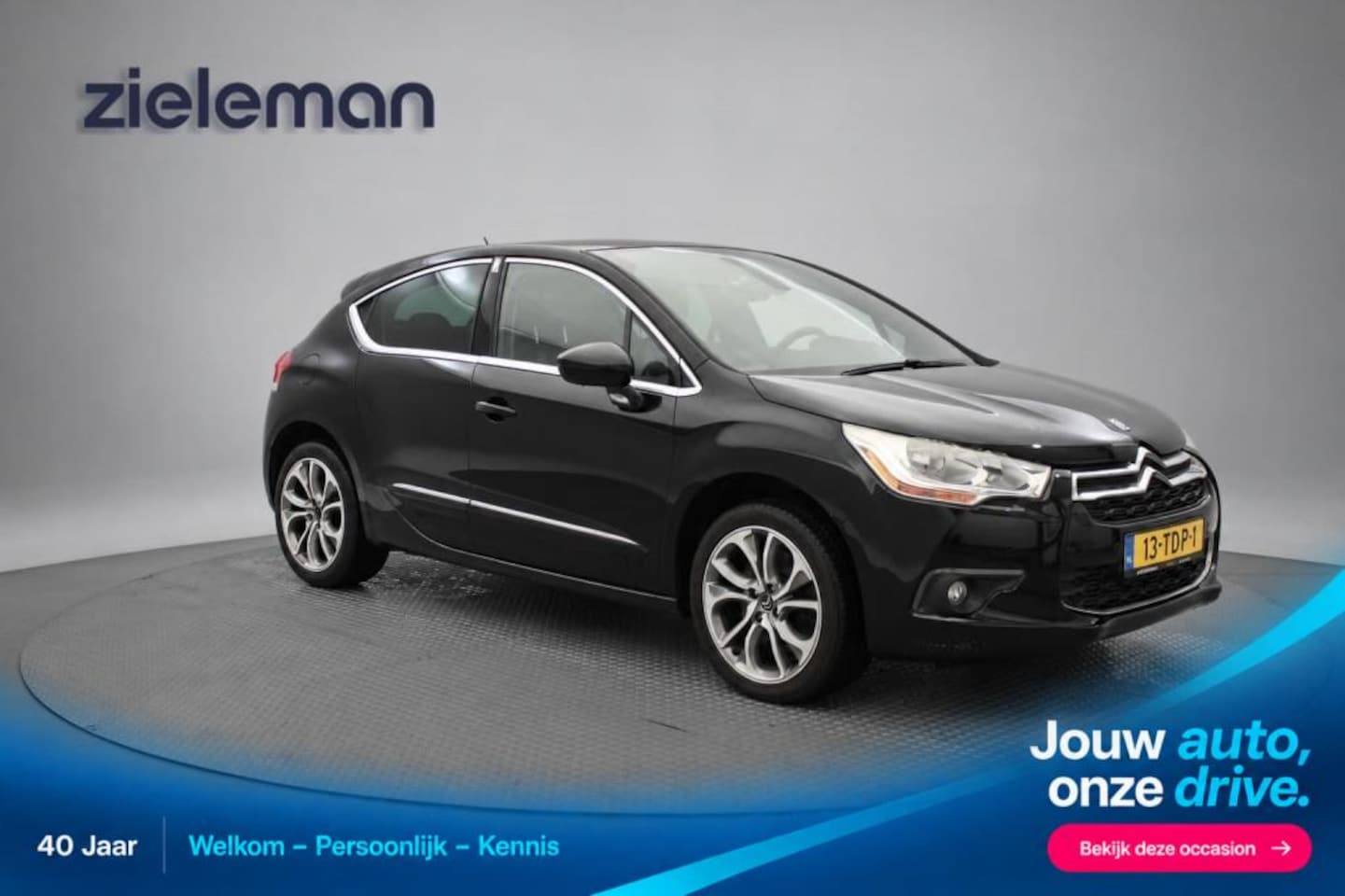 Citroën DS4 - 1.6 Sport Chic - Navi, Cruise, Clima, Leer, Memory, Stoelverw. Denon, Trekhaak - AutoWereld.nl