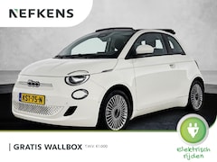Fiat 500 C - 118pk Icon 42 kWh Automaat | ACCU 96% | Apple Carplay/Android Auto | Armsteun | Camera | C