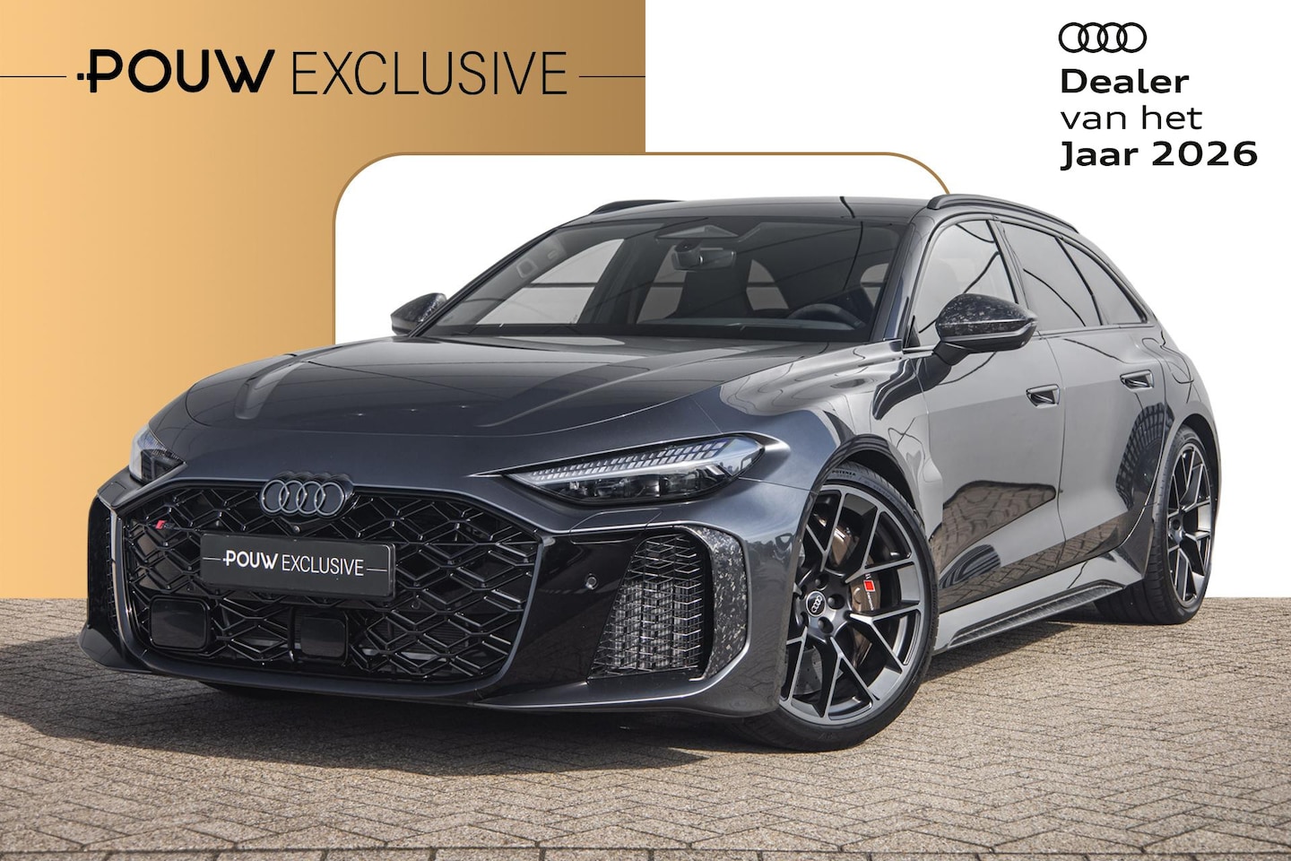 Audi RS5 - Avant 2.9 e-hybrid 639pk quattro | Keramisch | Carbon Camouflage | Audi Sportpakket | Pano - AutoWereld.nl