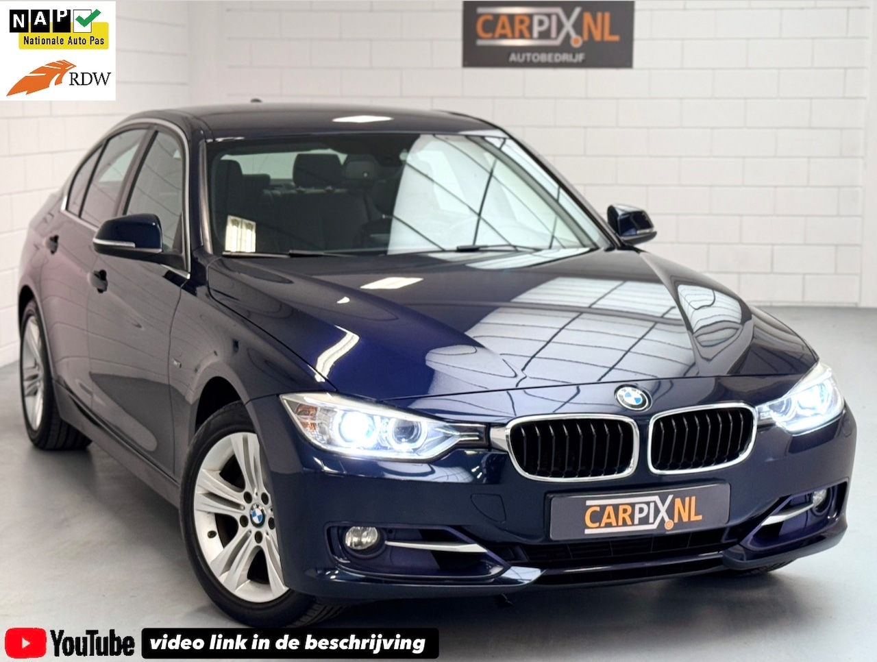BMW 3-serie - 320i Sport edition 2015 184pk, NL-auto, Leder - AutoWereld.nl