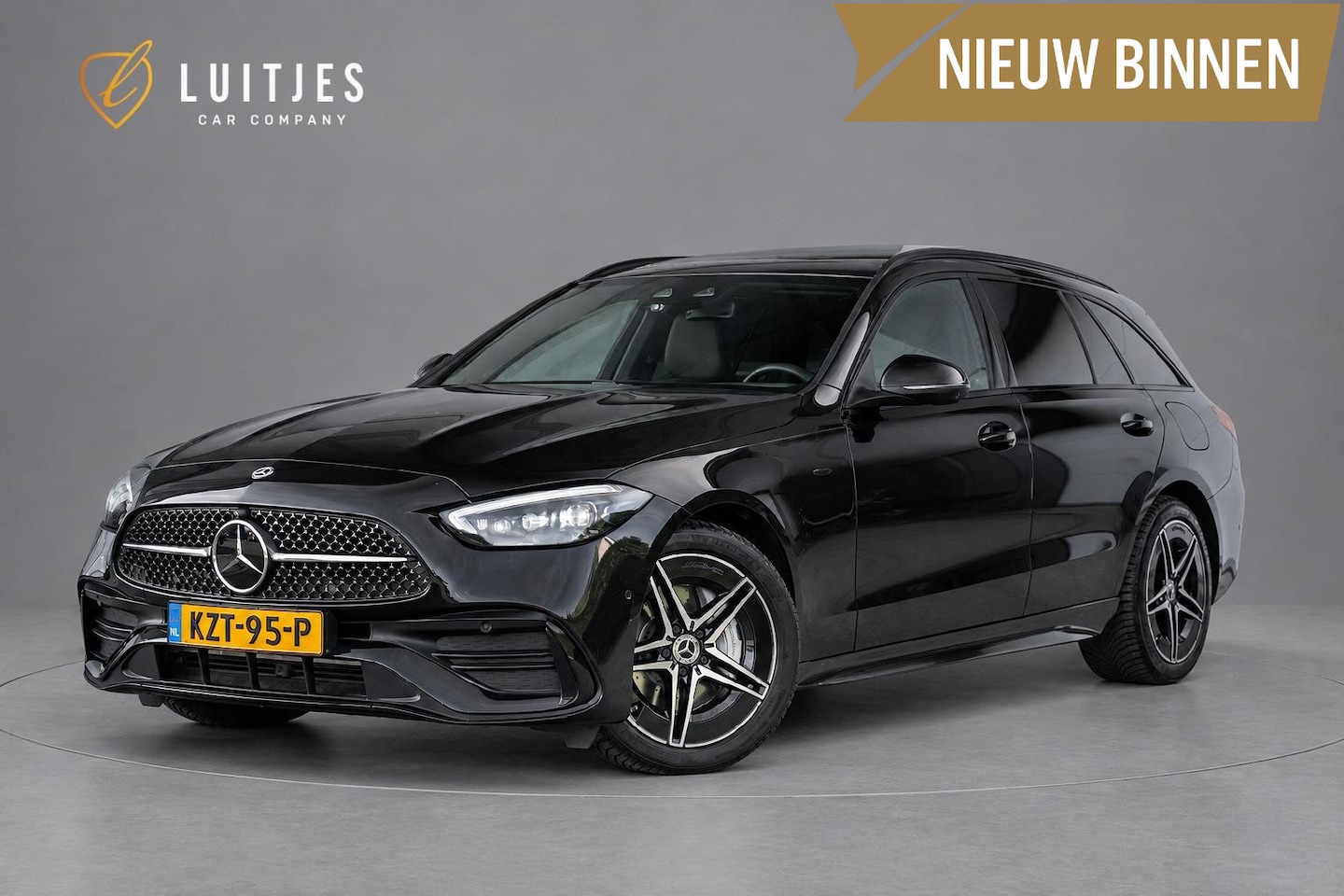 Mercedes-Benz C-klasse Estate - 300e AMG-Line Plus Fabrieksgarantie|Pano-dak|360°|Elek-trekhaak|Memory - AutoWereld.nl