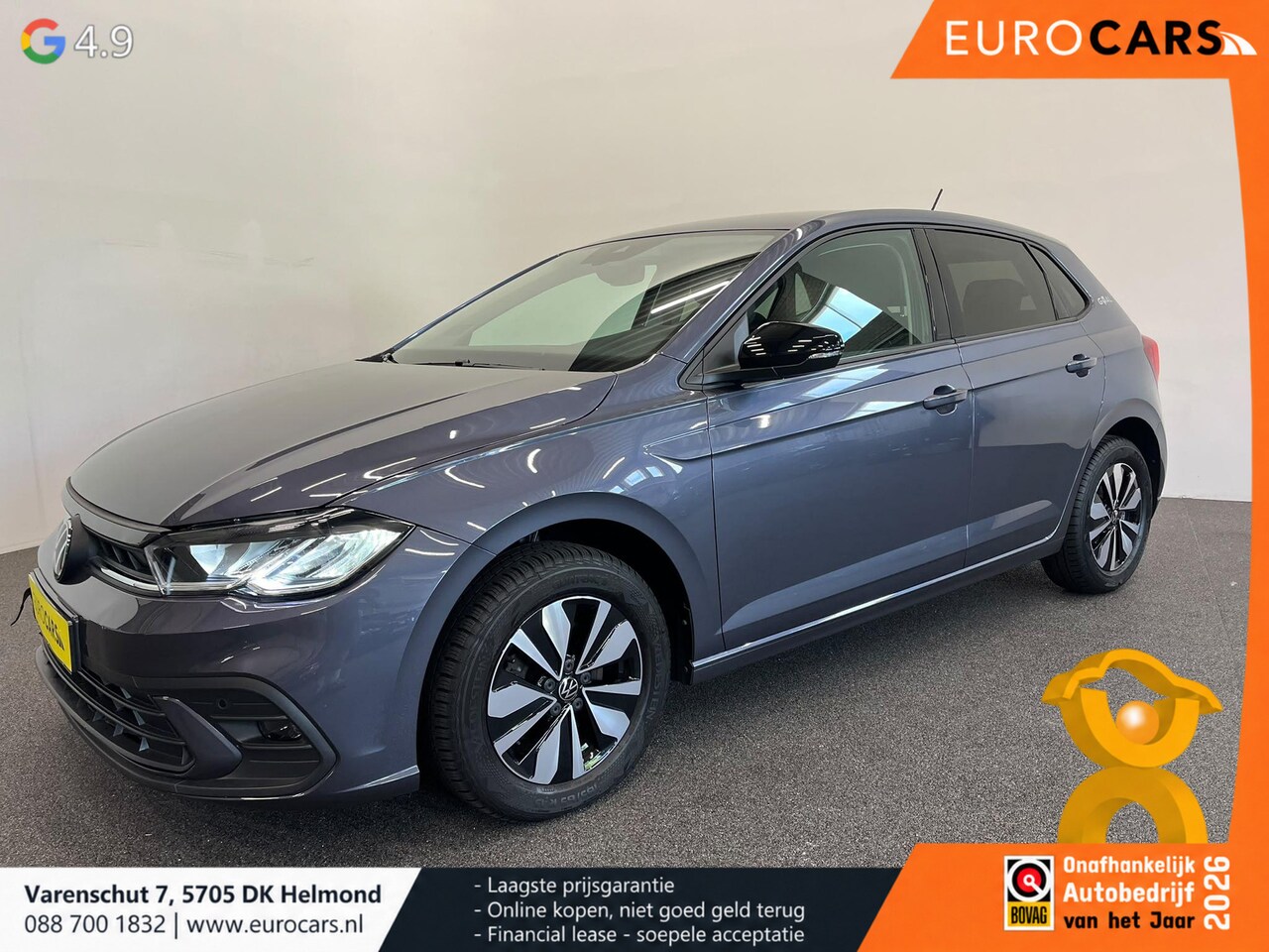 Volkswagen Polo - 1.0 TSI AUT 85KW Goal Navigatie Apple Carplay/ Android Auto Adaptive Cruise Control Parkee - AutoWereld.nl