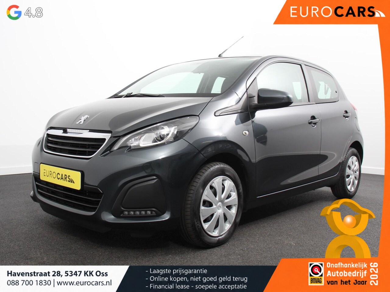 Peugeot 108 - 1.0 e-VTi Active Airco  Bluetooth  Led  DAB 5 deurs - AutoWereld.nl
