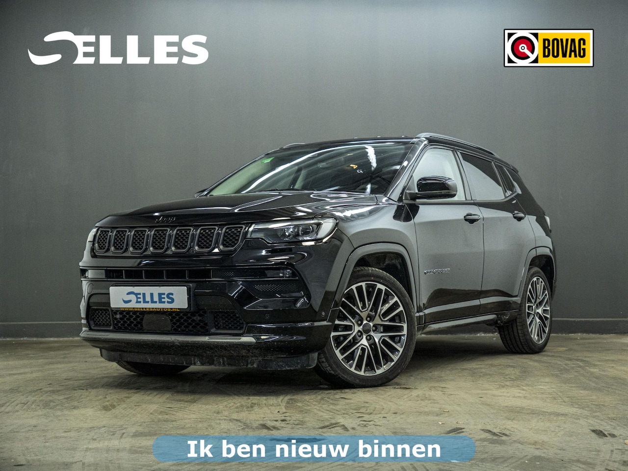 Jeep Compass - 1.5T e-Hybrid Night Eagle | Geventileerde voorstoelen | Airco | Climate Control | Cruise C - AutoWereld.nl