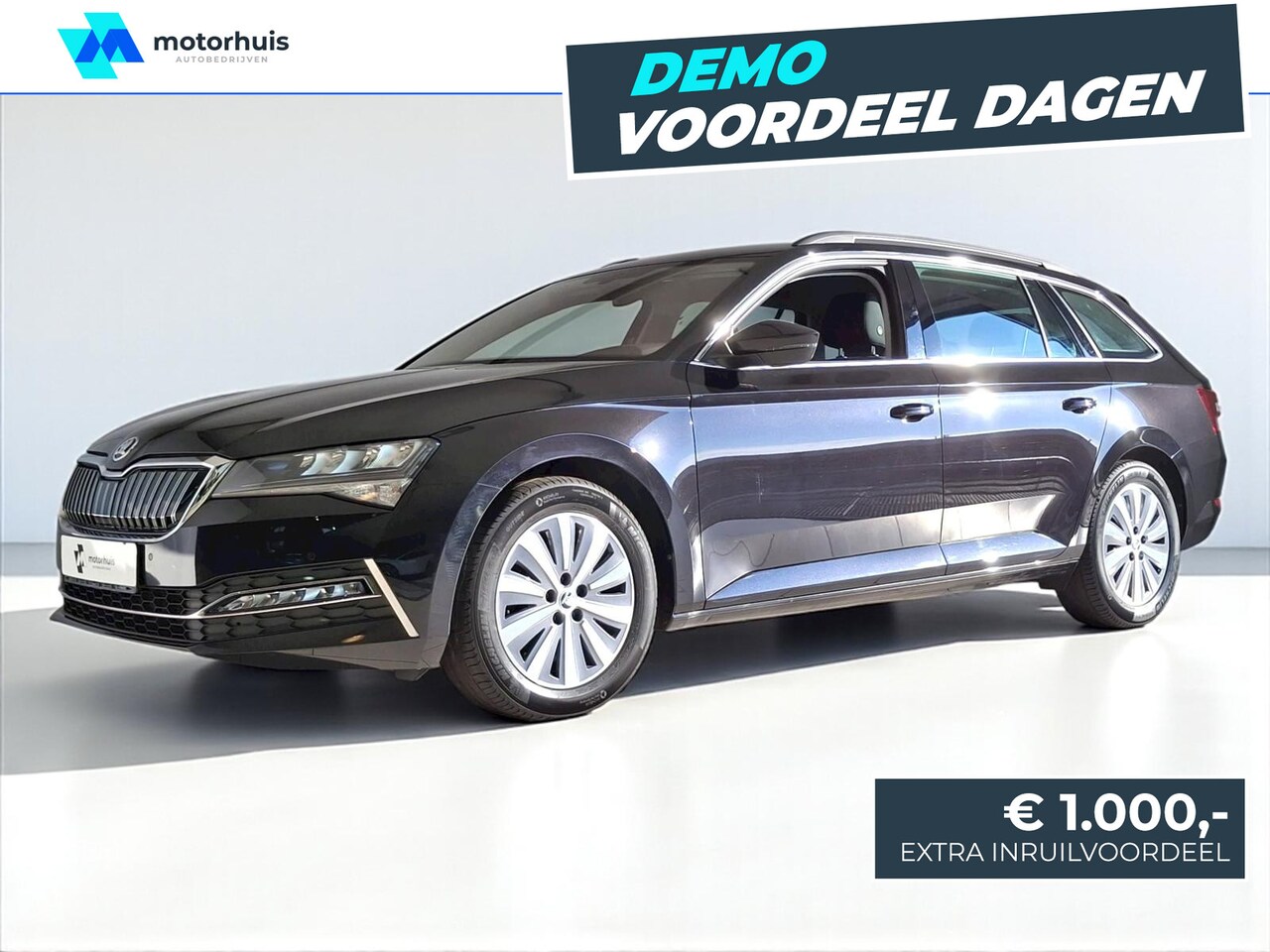 Skoda Superb Combi - 1.4 TSI PHEV 217pk DSG-6 Business Edition Plus NAVI STOELV VIRTUAL AUTOMATIC - AutoWereld.nl