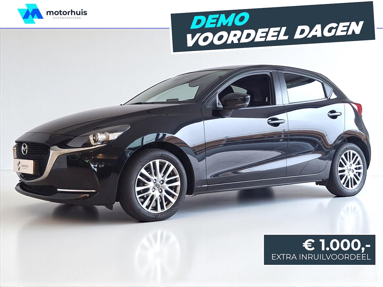 Mazda 2 - 1.5 SKYACTIV-G 90PK Luxury CAMERA NAVI LED HUD WINTERPACK - AutoWereld.nl