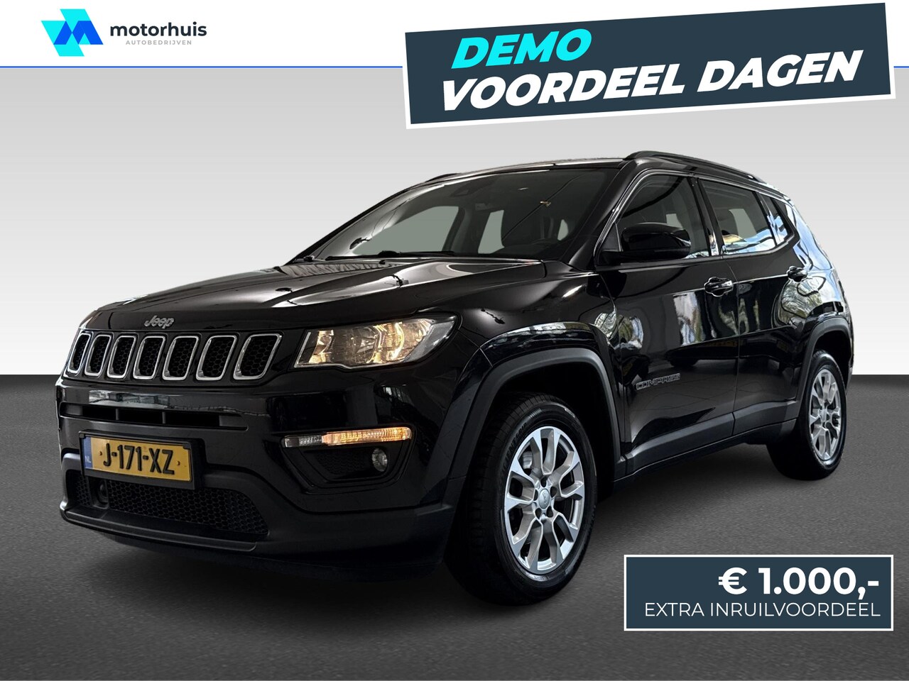 Jeep Compass - 1.3 130pk Longitude | Leder | Camera | NAVI - AutoWereld.nl