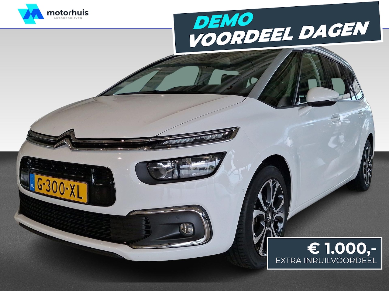 Citroën Grand C4 SpaceTourer - 1.2 130pk Business 7 Persoons | 12 Volt aansluiting in bagageruimte | 2 individuele inklap - AutoWereld.nl