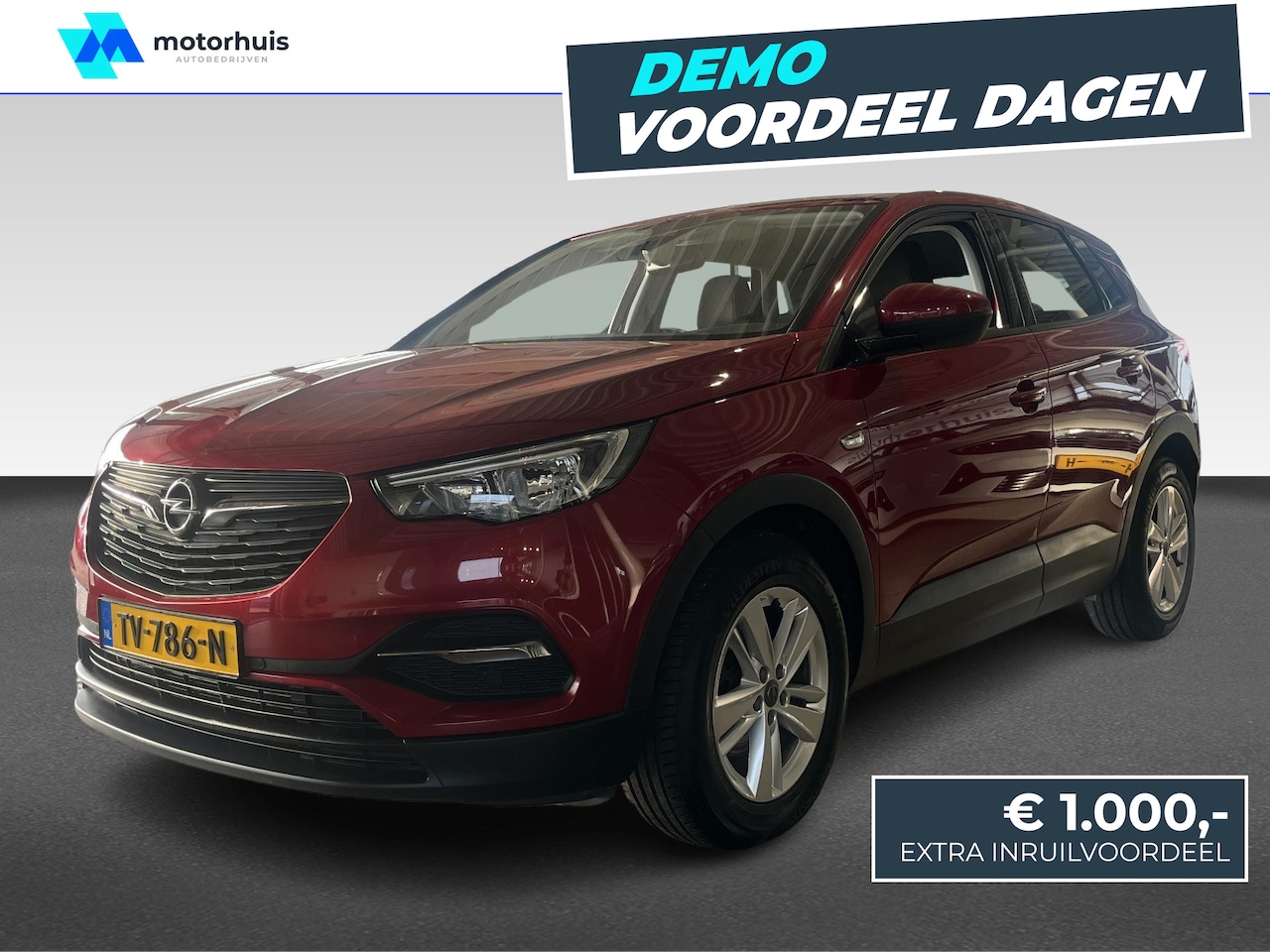 Opel Grandland X - 1.2 Turbo 130pk Online Edition / Navi / PDC / 1ste eig. | 12 Volt-aansluitingen tweede zit - AutoWereld.nl