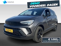 Opel Crossland - 1.2 Turbo Level 4 | 3-spaaks lederen stuurwiel | Contrasterende dakkleur in Diamond Black