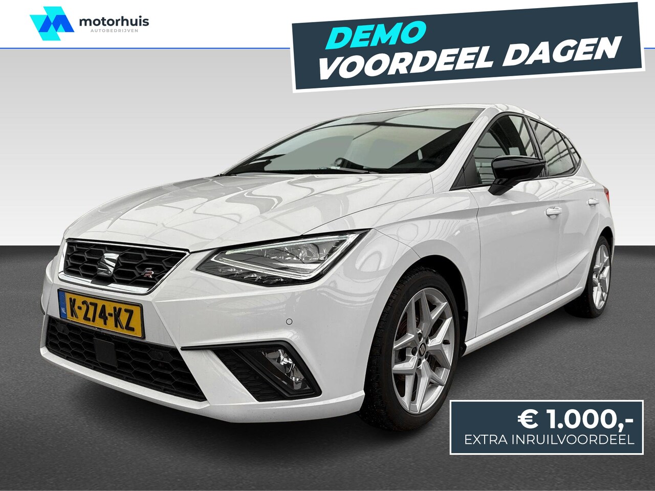 SEAT Ibiza - 1.0 EcoTSI 95PK FR 5DRS INTENS FULL LED VIRTUAL WINTERPACK NAVI NAP - AutoWereld.nl