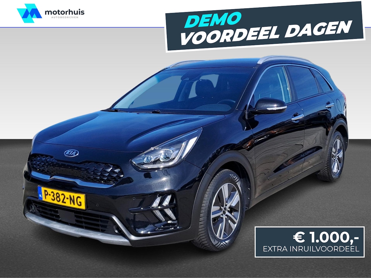 Kia Niro - 1.6 GDi Hybrid DynamicPlusLine | Achteruitrijcamera | Apple Carplay/Android Auto|telefooni - AutoWereld.nl