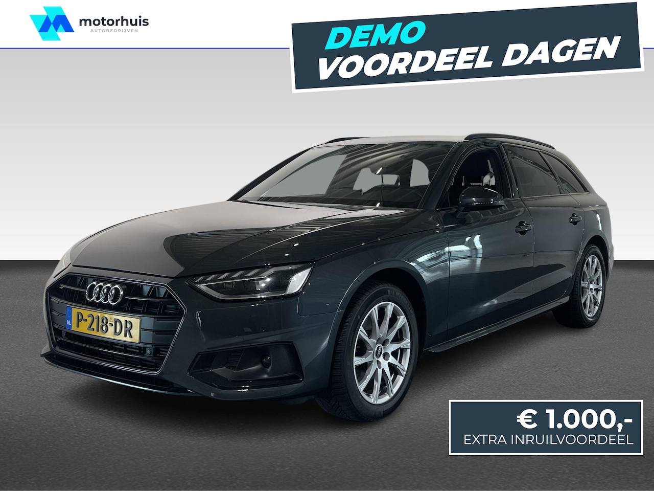 Audi A4 Avant - 35 TFSI 150pk MHEV S tronic Advanced Edition Stationwagen | Automaat | zwart-zwart/zwart-z - AutoWereld.nl
