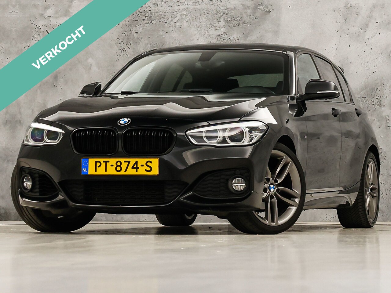BMW 1-serie - 118i M Sport High Executive Automaat (GROOT NAVI, M PAKKET, MEMORY SEAT, LEDER, STOELVERWA - AutoWereld.nl
