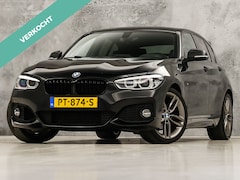 BMW 1-serie - 118i M Sport High Executive Automaat (GROOT NAVI, M PAKKET, MEMORY SEAT, LEDER, STOELVERWA