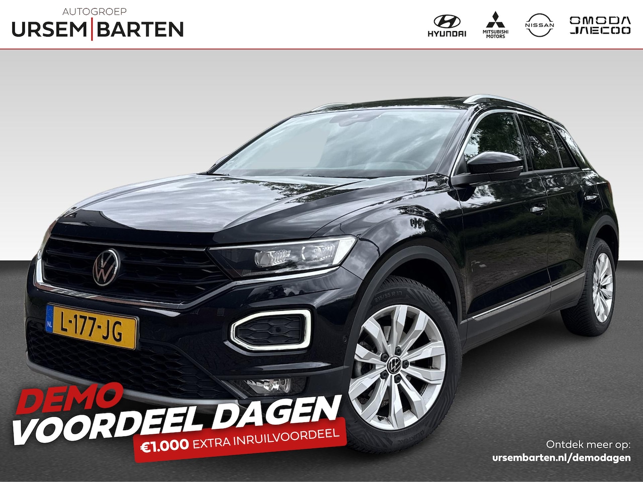 Volkswagen T-Roc - 1.5 TSI Sport | Schuif-kanteldak | | Buitenspiegels elektrisch verstel- en verwarmbaar | C - AutoWereld.nl