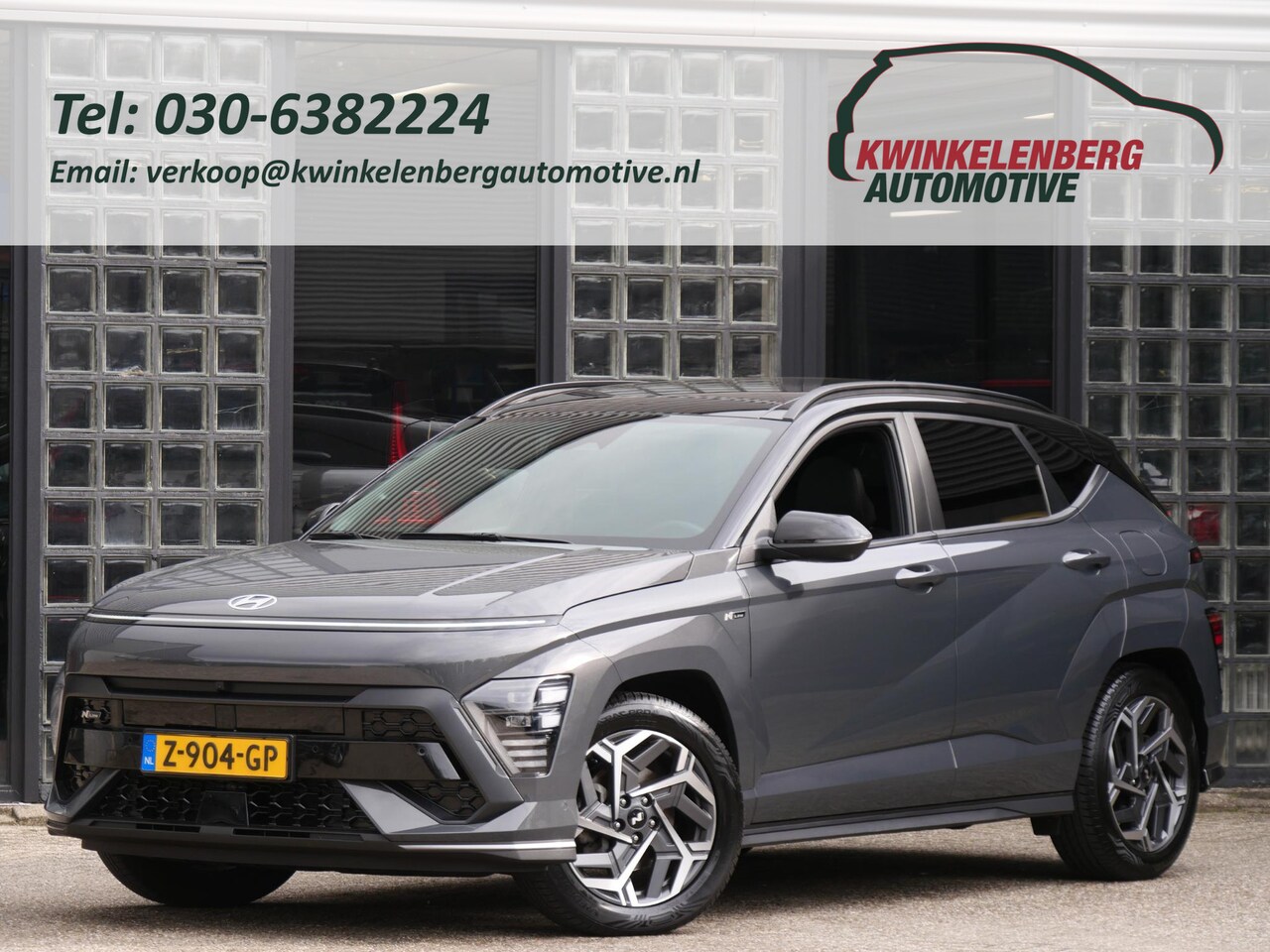 Hyundai Kona - HYBRID N-LINE SKY/ PANORAMADAK/ TREKHAAK/ NL-AUTO 1STE EIGENAAR - AutoWereld.nl