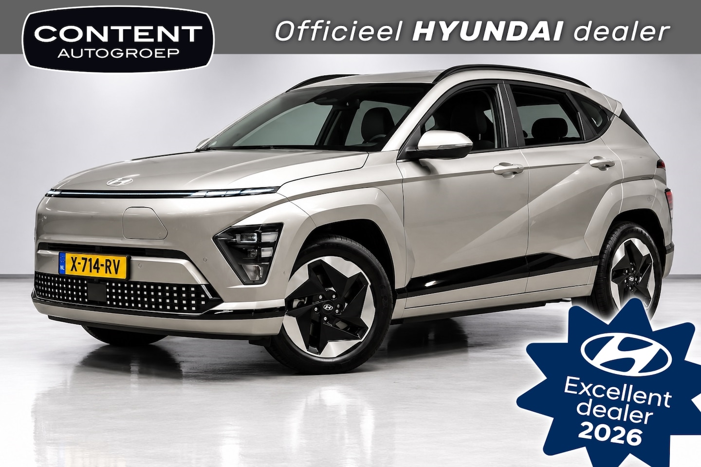 Hyundai Kona - 64,8 kWh 204pk Comfort Limited I SOH 100% - AutoWereld.nl