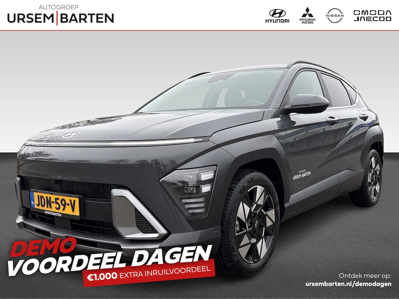 Hyundai Kona - 1.6 GDI HEV Premium | Achterruitverwarming | Apple Carplay/Android Auto | Autonomous Emerg - AutoWereld.nl