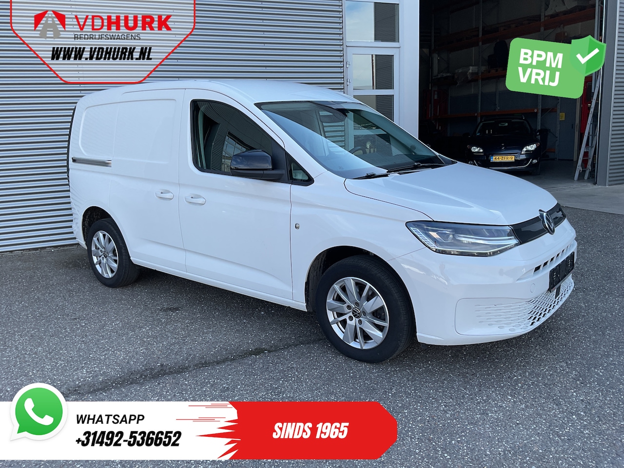 Volkswagen Caddy Cargo - 2.0 TDI 125 pk DSG Aut. LED/ 2x Schuifdeur/ Standkachel/ Stoelverw./ Airco/ Camera/ Cruise - AutoWereld.nl