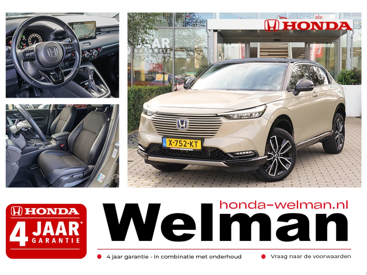 Honda HR-V - 1.5i e:HEV ADVANCE - FULL HYBRID - TWO TONE - PRIVACY GLASS - AutoWereld.nl