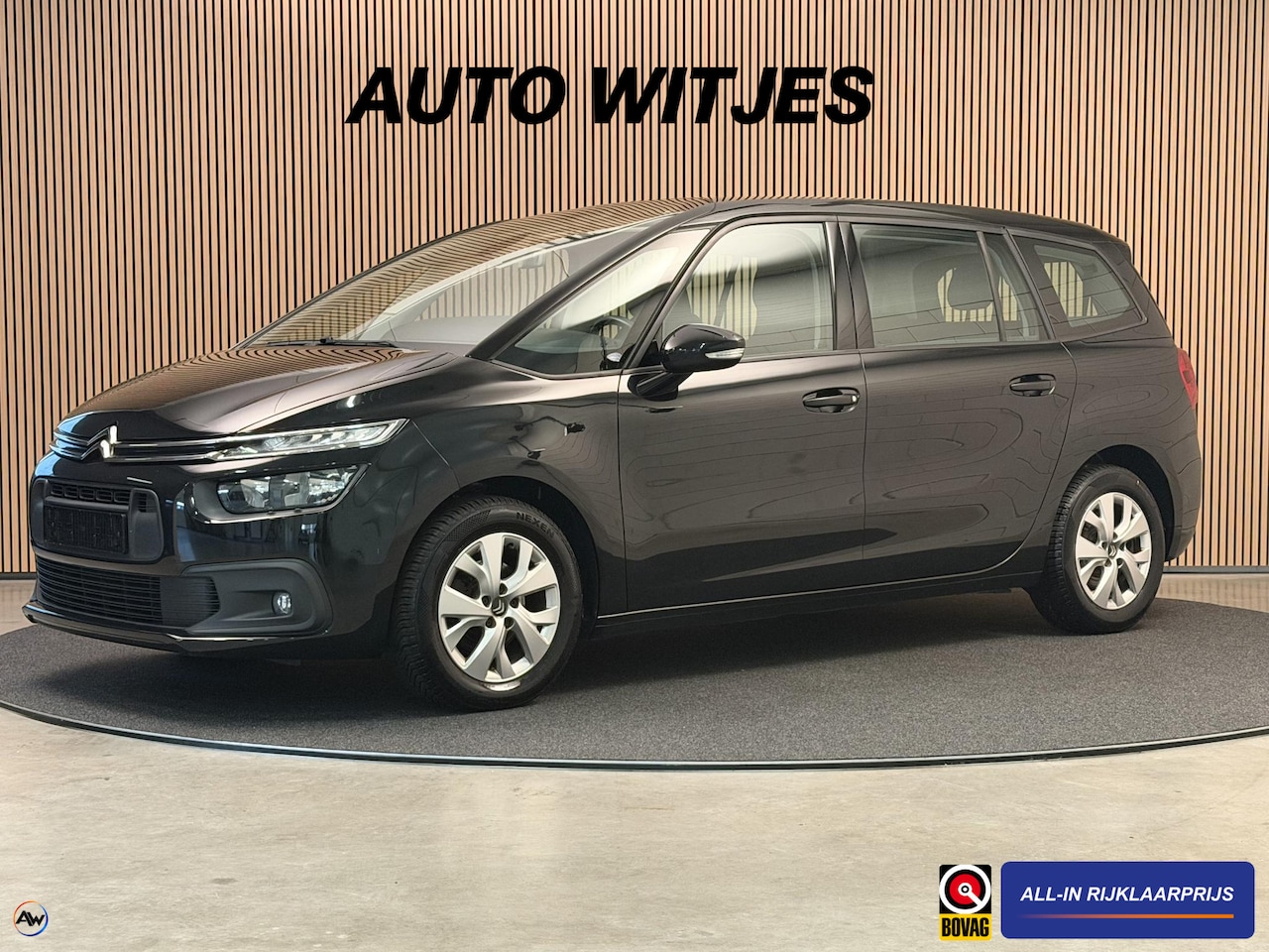Citroën Grand C4 SpaceTourer - 1.2 PureTech 130PK Feel | Trekhaak | Carplay | Ecc Airco | Stoelverw. | 7 Zits | Incl. gar - AutoWereld.nl