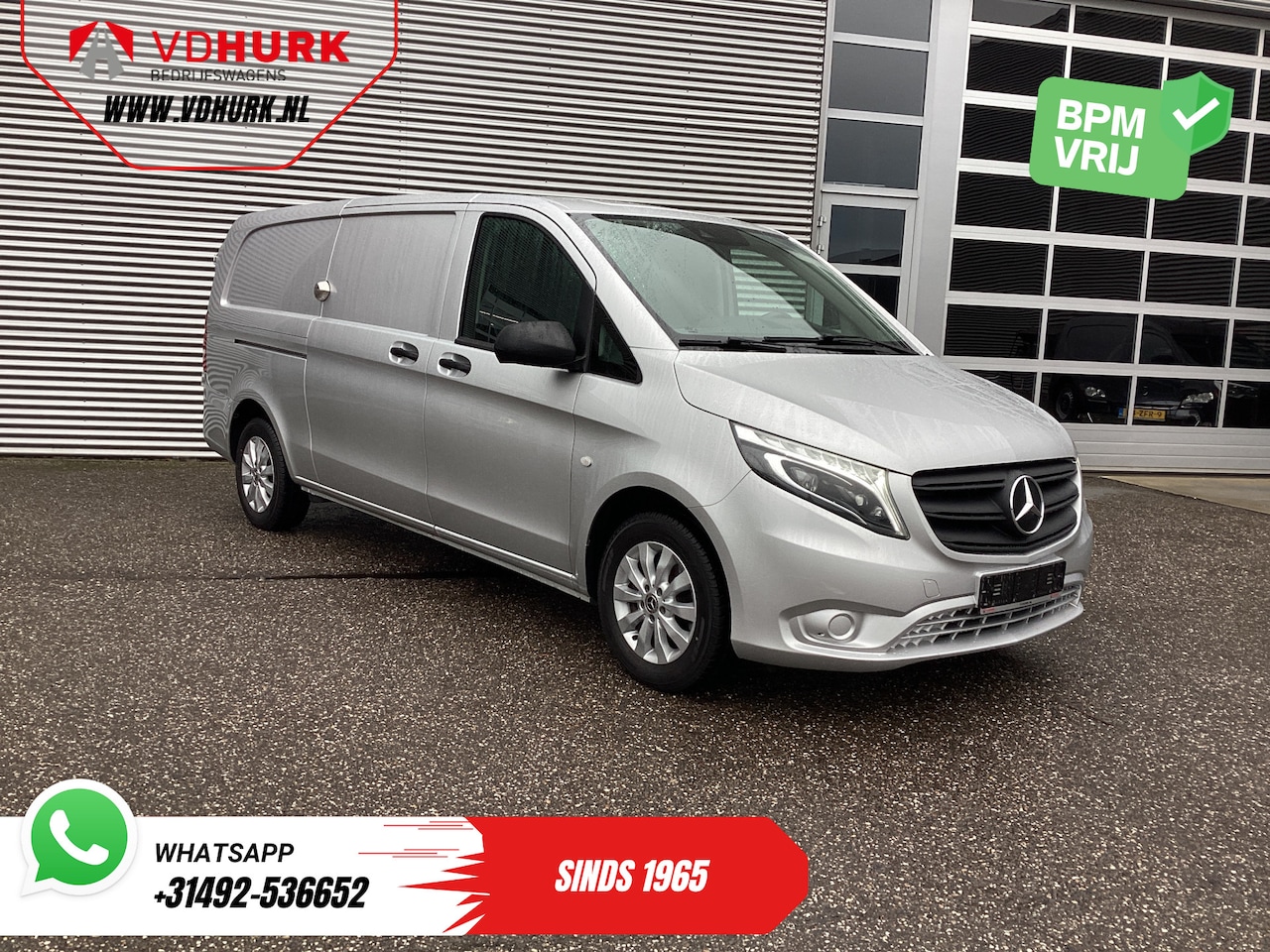 Mercedes-Benz Vito - 116 CDI XL L3 Aut. LED/ Standkachel/ Stoelverw./ 2.5T trekverm./ Carplay/ Camera/ LMV/ Cru - AutoWereld.nl