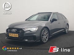 Audi A6 Avant - 55 TFSI e Quattro 2x S Line PHEV 367pk Dealer O.H. | Trekhaak Af Fabriek | Panodak | Matri
