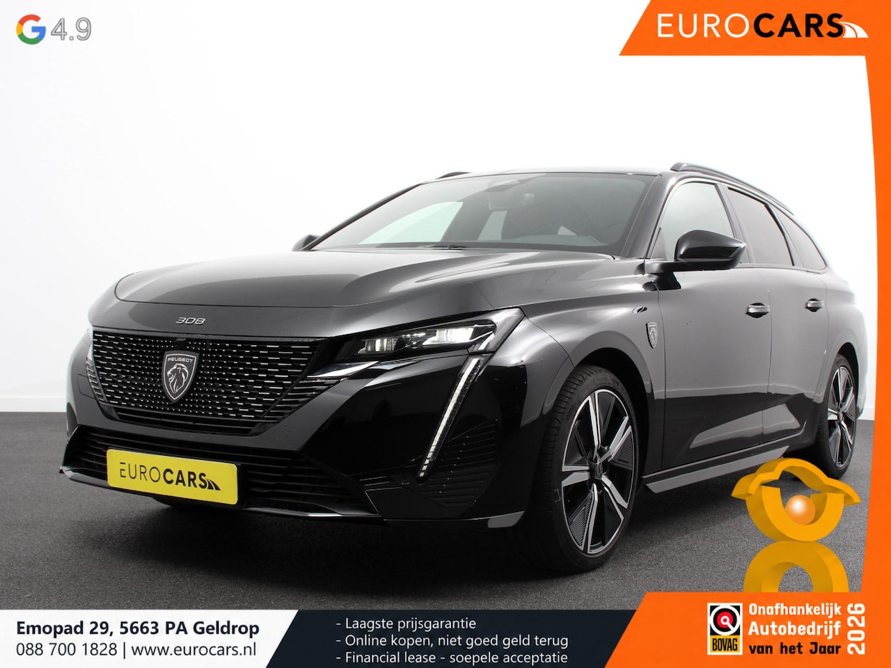Peugeot 308 - 1.2 PureTech 130pk Automaat GT SW Climate control Adaptive cruise control Parkeersensoren - AutoWereld.nl