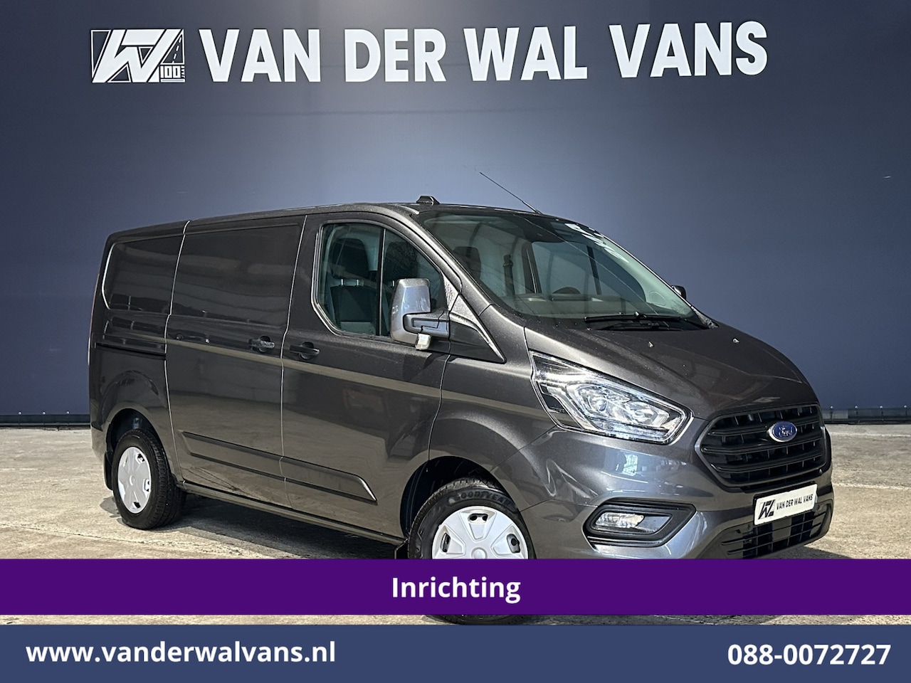 Ford Transit Custom - 2.0 TDCI L1H1 Inrichting Euro6 Airco | Camera | LED | Cruisecontrol | Verwarmde voorruit P - AutoWereld.nl